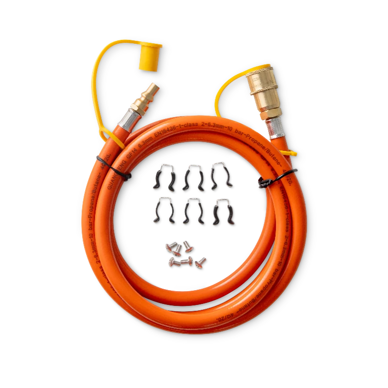 Gasschlauch Zur Modulverbindung + Adapter (200cm) - Image 2